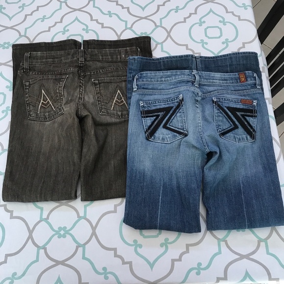 7 For All Mankind Denim - 💙👖AWESOME FLYNT A POCKET 7FAM👖💙25 0 29"